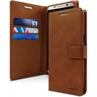 Mercury Bluemoon Flip - Etui Samsung Galaxy S8 z kieszeniami na karty + stand up (brązowy) Mercury Bluemoon Flip - Etui Samsung Galaxy S8 z kieszeniami na karty + stand up (brązowy)