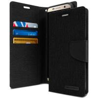 Mercury Canvas Diary - Etui Samsung Galaxy S8+ z kieszeniami na karty + stand up (czarny) Mercury Canvas Diary - Etui Samsung Galaxy S8+ z kieszeniami na karty + stand up (czarny)