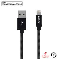 Kanex MiColor Premium Lightning - Kabel MFi z Lightning do USB 1,2 m (Matte Black) Kanex MiColor Premium Lightning - Kabel MFi z Lightning do USB 1,2 m (Matte Black)