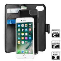 PURO Duetto Wallet Detachable - Skórzane etui 2w1 iPhone 7 / iPhone 6s / iPhone 6 (czarny) PURO Duetto Wallet Detachable - Skórzane etui 2w1 iPhone 7 / iPhone 6s / iPhone 6 (czarny)