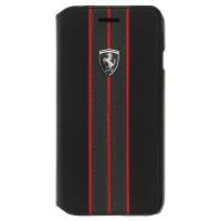 Ferrari Urban Booktype - Etui skórzane iPhone 7 / iPhone 6s / iPhone 6 z kieszeniami na karty (czarny/czerwony) Ferrari Urban Booktype - Etui skórzane iPhone 7 / iPhone 6s / iPhone 6 z kieszeniami na karty (czarny/czerwony)