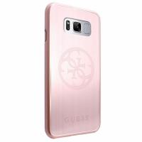 Guess Korry Aluminium Plate - Etui aluminiowe Samsung Galaxy S8 (różowo-złoty)