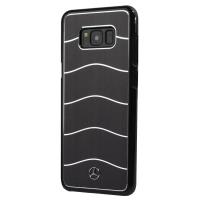 Mercedes Wave Line - Etui aluminiowe Samsung Galaxy S8 (czarny)