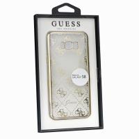 Guess 4G Transparent - Etui Samsung Galaxy S8 (złoty) Guess 4G Transparent - Etui Samsung Galaxy S8 (złoty)