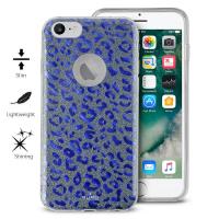 PURO Glitter Shine Leopard Cover - Etui iPhone 7 / iPhone 6s / iPhone 6 (Blue) Limited edition PURO Glitter Shine Leopard Cover - Etui iPhone 7 / iPhone 6s / iPhone 6 (Blue) Limited edition