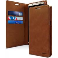 Mercury Bluemoon Flip - Etui Samsung Galaxy S8 z kieszeniami na karty + stand up (brązowy) Mercury Bluemoon Flip - Etui Samsung Galaxy S8 z kieszeniami na karty + stand up (brązowy)
