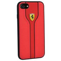 Ferrari Hardcase Racing - Etui skórzane iPhone 8 / 7 (czerwony) Ferrari Hardcase Racing - Etui skórzane iPhone 8 / 7 (czerwony)