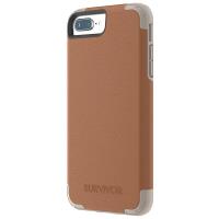 Griffin Survivor Prime Leather - Pancerne etui iPhone 8 Plus / 7 Plus / 6s Plus / 6 Plus (brązowy) Griffin Survivor Prime Leather - Pancerne etui iPhone 8 Plus / 7 Plus / 6s Plus / 6 Plus (brązowy)