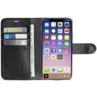 Krusell Ekerö FolioWallet 2in1 - Etui 2w1 iPhone X z kieszeniami na karty + stand up (Black)