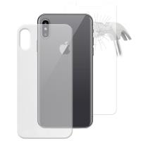 PURO 0.3 Nude - Etui iPhone X (przezroczysty) + Szkło ochronne hartowane na ekran iPhone X PURO 0.3 Nude - Etui iPhone X (przezroczysty) + Szkło ochronne hartowane na ekran iPhone X
