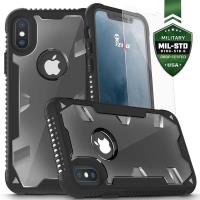 Zizo Proton Case - Pancerne etui iPhone X ze szkłem 9H na ekran (Black/Trans Clear) Zizo Proton Case - Pancerne etui iPhone X ze szkłem 9H na ekran (Black/Trans Clear)