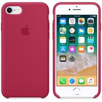 Apple Silicone Case - Silikonowe etui iPhone 8 / 7 (różana czerwień)
