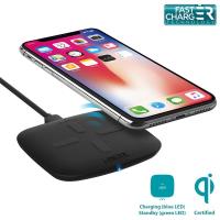 PURO Fast Charger Charging Induction Station Qi - Uniwersalna stacja bezprzewodowa z ładowaniem indukcyjnym Qi, 5 V / 2 A | 9 V / 1,8 A (czarny) PURO Fast Charger Charging Induction Station Qi - Uniwersalna stacja bezprzewodowa z ładowaniem indukcyjnym Qi, 5 V / 2 A | 9 V / 1,8 A (czarny)