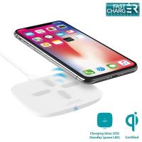 PURO Fast Charger Charging Induction Station Qi - Uniwersalna stacja bezprzewodowa z ładowaniem indukcyjnym Qi, 5 V / 2 A | 9 V / 1,8 A (biały) PURO Fast Charger Charging Induction Station Qi - Uniwersalna stacja bezprzewodowa z ładowaniem indukcyjnym Qi, 5 V / 2 A | 9 V / 1,8 A (biały)
