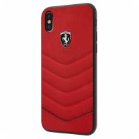 Ferrari Heritage Hardcase - Skórzane etui iPhone X (czerwony) Ferrari Heritage Hardcase - Skórzane etui iPhone X (czerwony)