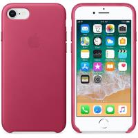 Apple Leather Case - Skórzane etui iPhone 8 / 7 (amarantowy) Apple Leather Case - Skórzane etui iPhone 8 / 7 (amarantowy)