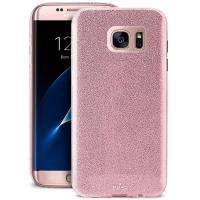 PURO Glitter Shine Cover - Etui Samsung Galaxy S7 edge (Rose Gold) PURO Glitter Shine Cover - Etui Samsung Galaxy S7 edge (Rose Gold)