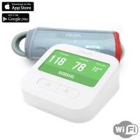 iHealth Clear Smart Wireless Arm Blood Pressure Monitor - Bezprzewodowy ciśnieniomierz naramienny z ekranem, funkcją porównania wyników i komendami głosowymi (WiFi / iOS / Android) iHealth Clear Smart Wireless Arm Blood Pressure Monitor - Bezprzewodowy ciśnieniomierz naramienny z ekranem, funkcją porównania wyników i komendami głosowymi (WiFi / iOS / Android)