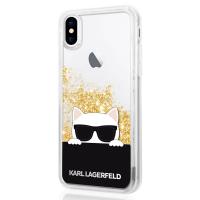 Karl Lagerfeld Choupette Sunglass - Etui iPhone X (Glitter Gold) Karl Lagerfeld Choupette Sunglass - Etui iPhone X (Glitter Gold)