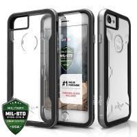 Zizo Shock Case - Etui iPhone 8 / 7 / 6s / 6 z hartowanym szkłem ochronnym na ekran (Gray)