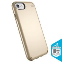 Speck Presidio Metallic - Etui iPhone 8 / 7 / 6s / 6 (Pale Yellow Gold Metallic/Camel Brown) Speck Presidio Metallic - Etui iPhone 8 / 7 / 6s / 6 (Pale Yellow Gold Metallic/Camel Brown)