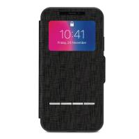 Moshi SenseCover - Etui z klapką dotykową iPhone X (Metro Black)