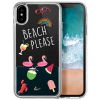 Laut POP BEACH PLEASE - Etui iPhone X z 2 foliami na ekran w zestawie (Beach please)