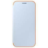 Samsung Neon Flip Cover - Etui z klapką Samsung Galaxy A5 (2017) z efektem podświetlenia (niebieski)