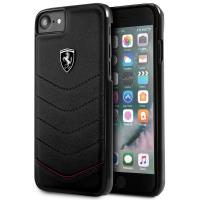 Ferrari Heritage Hardcase - Skórzane etui iPhone 8 / 7 (czarny) Ferrari Heritage Hardcase - Skórzane etui iPhone 8 / 7 (czarny)