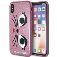 Karl Lagerfeld K-Paris Case - Etui iPhone X (Glitter Pink) Karl Lagerfeld K-Paris Case - Etui iPhone X (Glitter Pink)