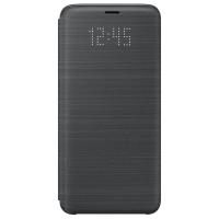Samsung LED View Cover - Etui z klapką + kieszeń na kartę Samsung Galaxy S9 (czarny)