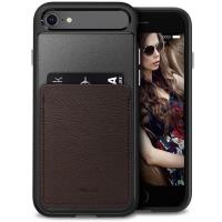 Obliq Flex Wallet - Etui iPhone 8 / 7 z kieszenią na kartę (Espresso) Obliq Flex Wallet - Etui iPhone 8 / 7 z kieszenią na kartę (Espresso)
