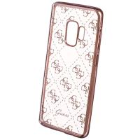Guess 4G Transparent - Etui Samsung Galaxy S9+ (różowe złoto) Guess 4G Transparent - Etui Samsung Galaxy S9+ (różowe złoto)