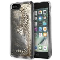 Guess Liquid Glitter - Etui iPhone 8 Plus / 7 Plus (złoty)