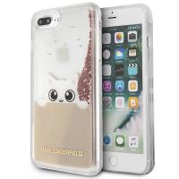 Karl Lagerfeld K-Peek A Boo - Etui iPhone 8 Plus / 7 Plus (Glitter Pink Gold)