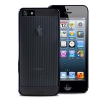 PURO Mirror Cover - Etui iPhone SE / iPhone 5s / iPhone 5 (czarny)