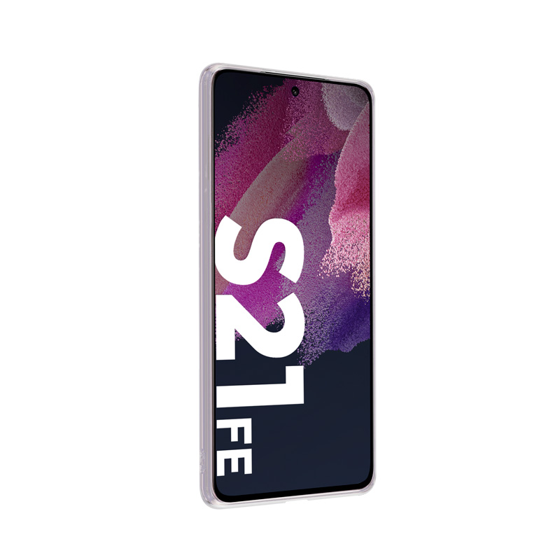 Crong Crystal Slim Cover - Etui Samsung Galaxy S21 FE (przezroczysty)