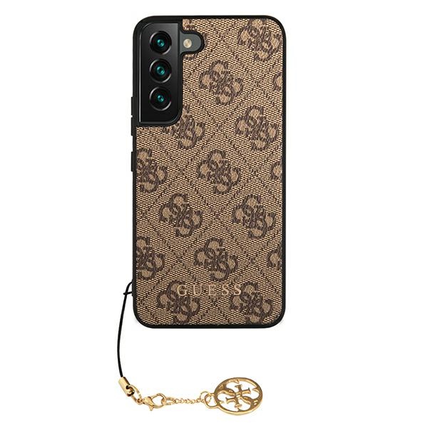 Guess 4G Charms Collection - Etui Samsung Galaxy S22+ (brązowy)