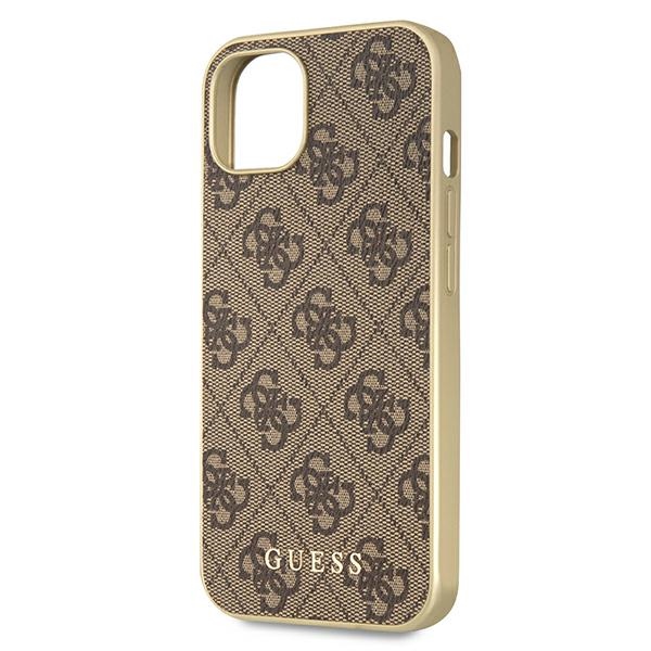 Guess 4G Collection MagSafe - Etui iPhone 13 (brązowy)