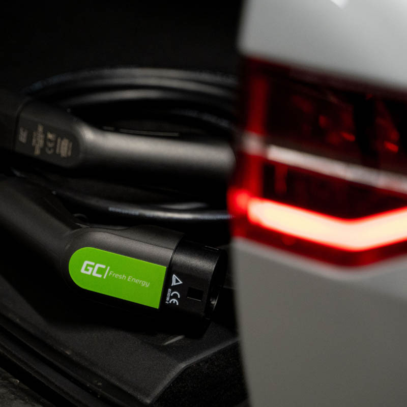Green Cell - Kabel GC EV Type 2 3.6kW 5m do ładowania Golf / Passat GTE, 330e, Panamera E-Hybrid, Prius Plug-In