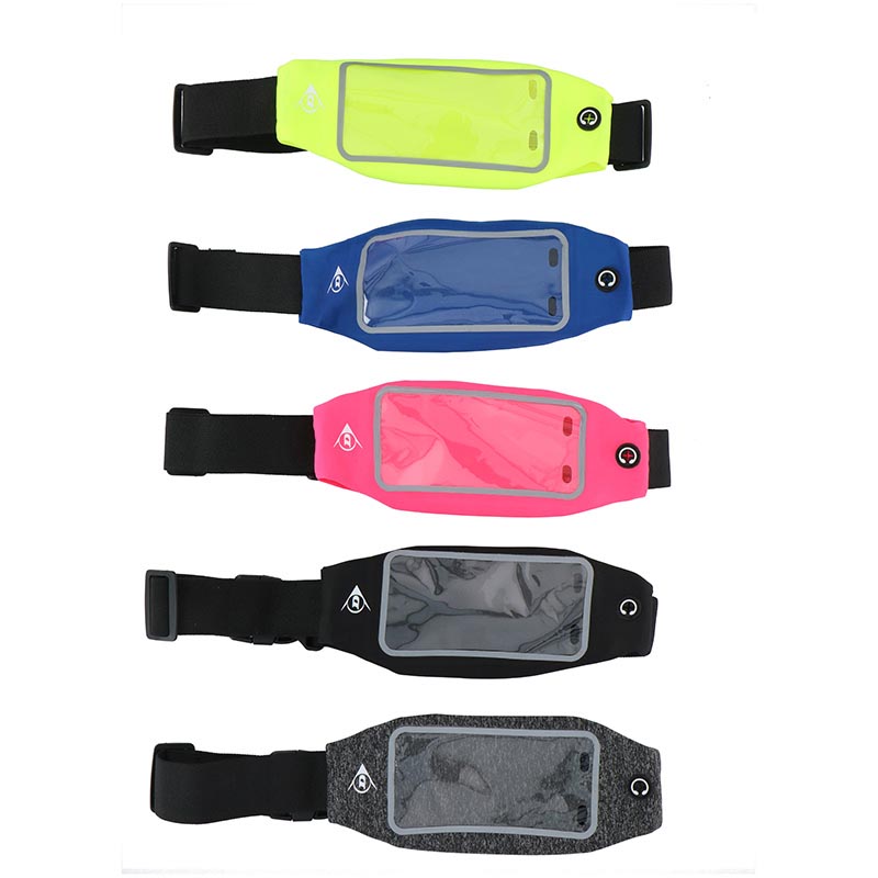 Dunlop - Pasek sportowy na smartfona elektronike 51-71 cm (różowy)