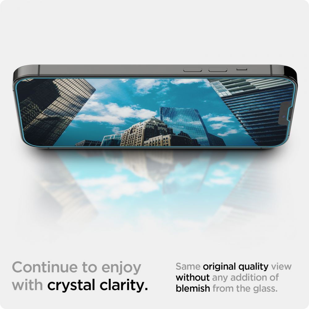 Spigen Glas.TR EZ Fit - Szkło hartowane do Apple iPhone 14 / iPhone 13 / iPhone 13 Pro