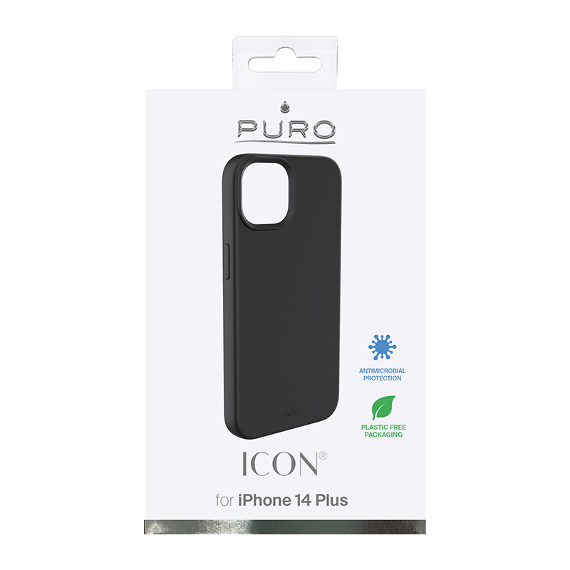 PURO ICON Cover - Etui iPhone 14 Plus (czarny)