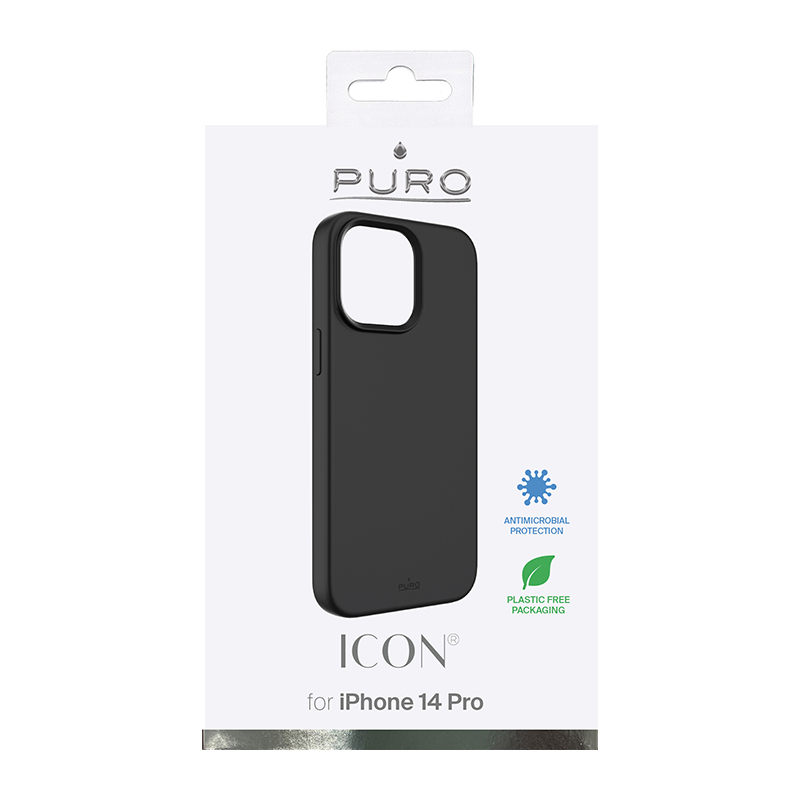 PURO ICON Cover - Etui iPhone 14 Pro (czarny)