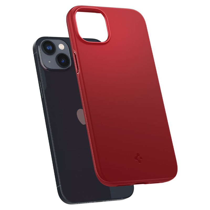 Spigen Thin Fit – Etui do iPhone 14 (Czerwony)