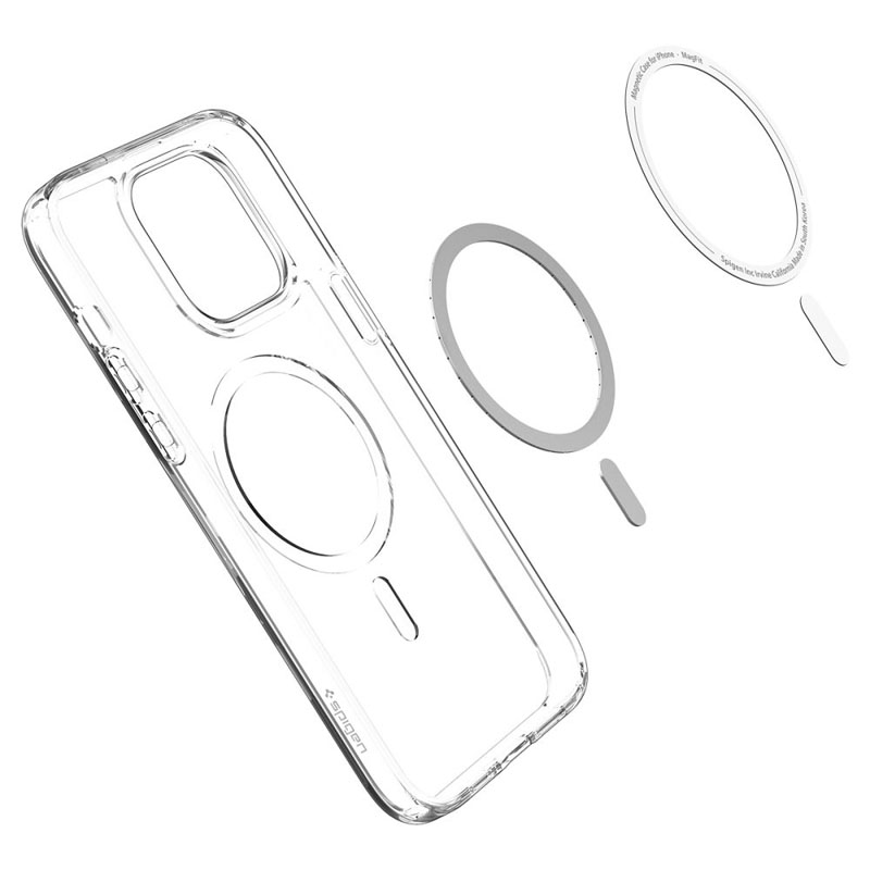 Spigen Ultra Hybrid Mag MagSafe – Etui do iPhone 14 Pro (Biały)