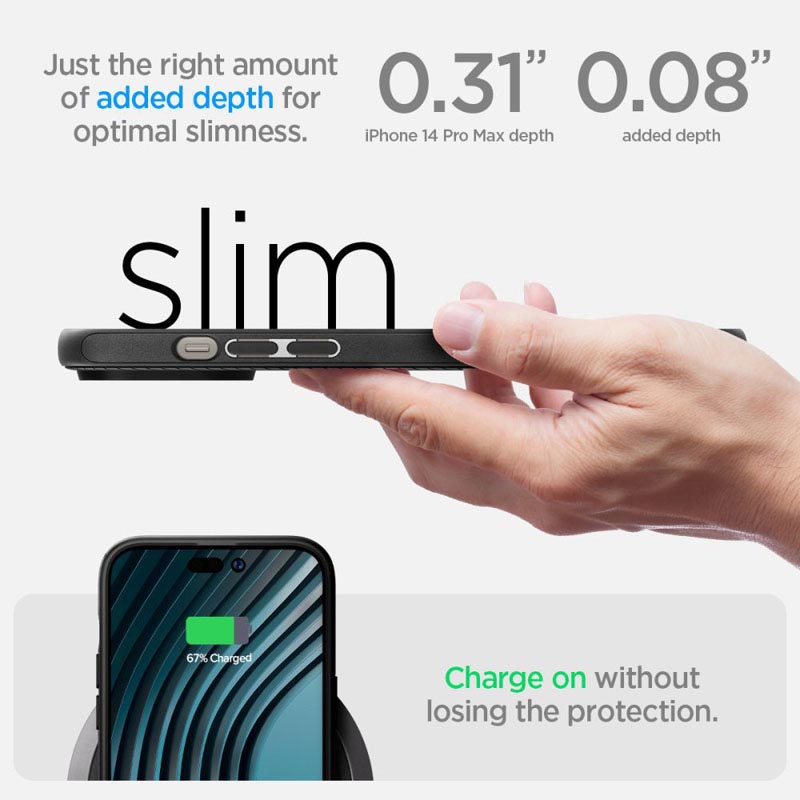 Spigen Mag Armor – Etui do iPhone 14 Pro Max (Czarny)