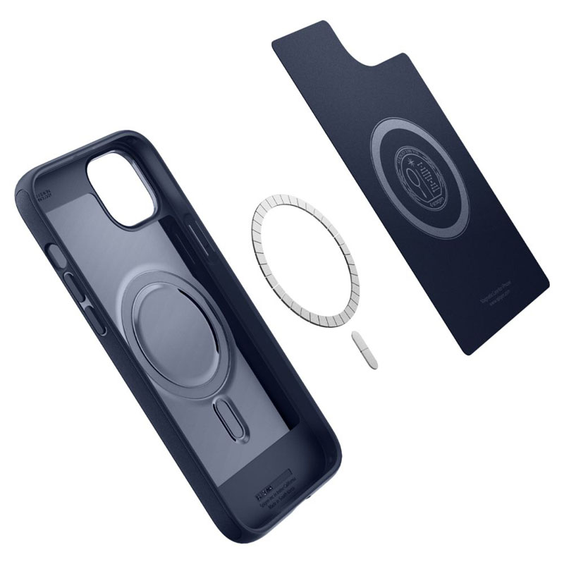 Spigen Mag Armor – Etui do iPhone 15 Plus / iPhone 14 Plus (Granatowy)