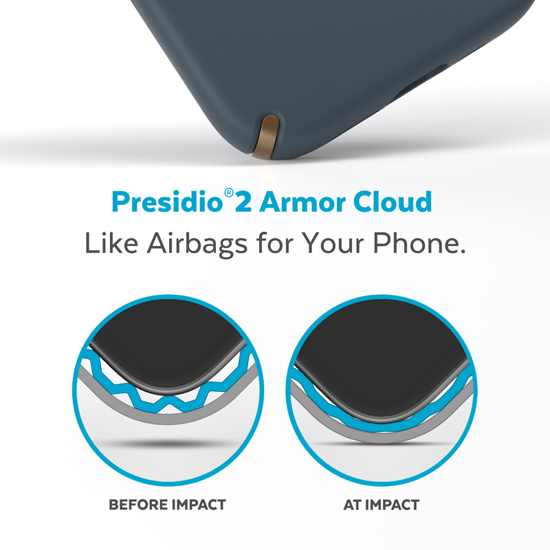 Speck Presidio2 Pro - Antybakteryjne etui iPhone 14 Pro Max (Charcoal / Cool Bronze / Slate)