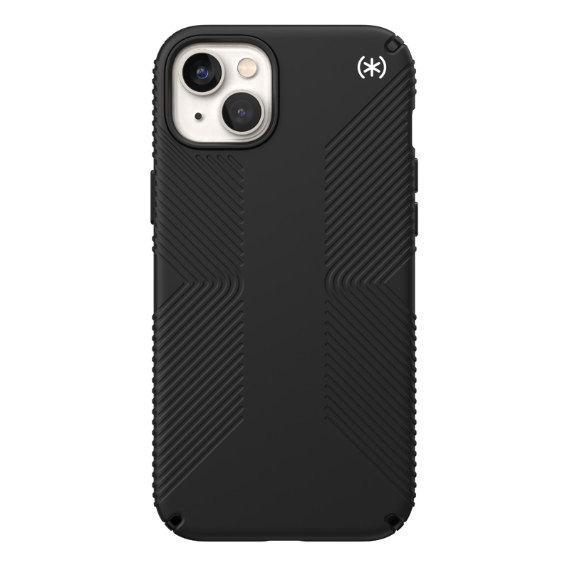Speck Presidio2 Grip MagSafe - Antypoślizgowe etui iPhone 14 Plus (Black / Black / White)